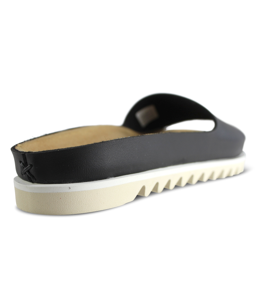 ekn Palm sandal black vegan women