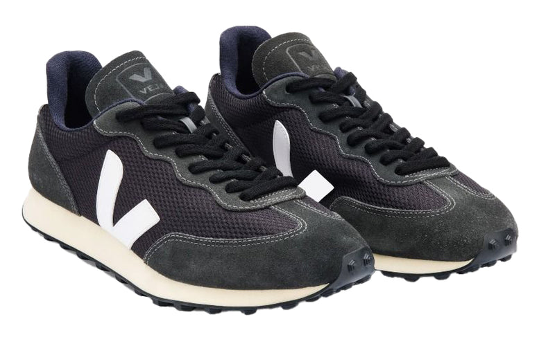 VEJA Rio Branco Alveomesh Black White Oxford Grey Women