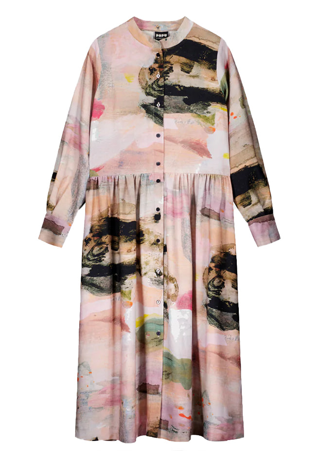 PAPU Ruffle Dress Love Multicolor Women