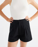THINKING MU Narciso shorts black women