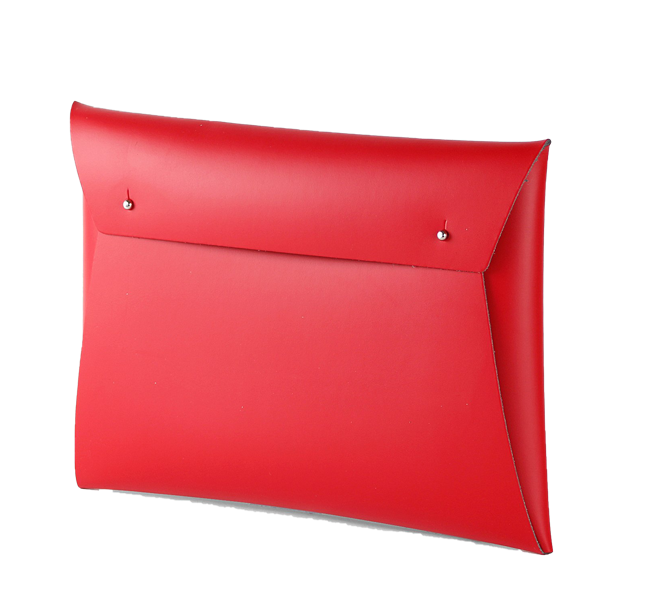 WALK WITH ME Small Document Organizer Red