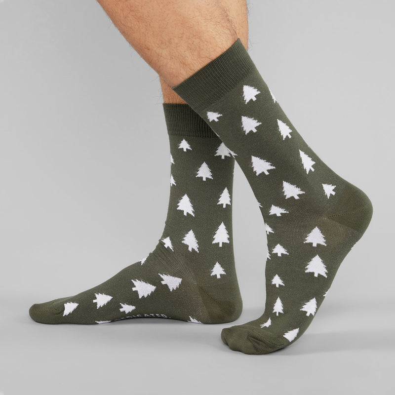DEDICATED Gift Box Socks Sigtuna trees 5-pack
