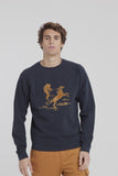 THINKING MU Space Rider Raglan Sweatshirt