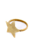 PEOPLE TREE Star ring brass Y472UA