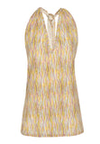 PEOPLE TREE Tina Abstract halter top X334UY.MC