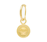 Wildthings Collectables Vintage shell coin gold plated