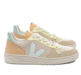 VEJA V-10 Suede Sable Menthol Multico Women