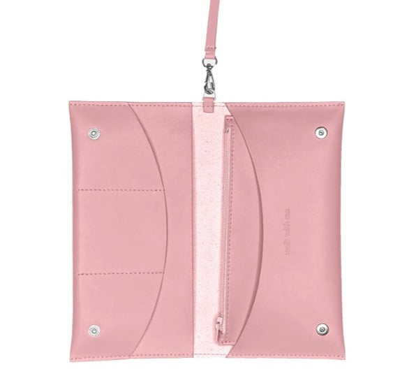 WALK WITH ME Flat Purse Pink