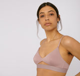 Organic Basics lite Bralette Dusty Rose