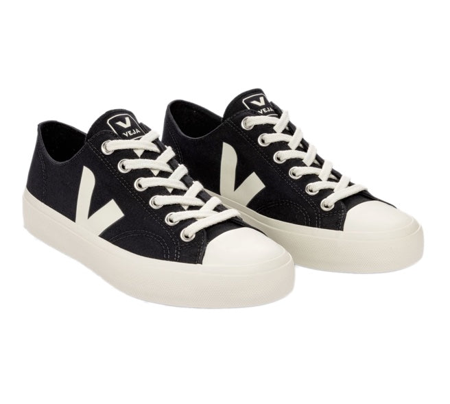 VEJA Wata II low canvas black pierre women