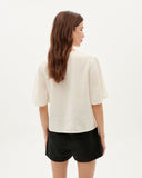 THINKING MU White hemp Libelula blouse women