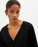 THINKING MU Black Libelula blouse women