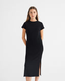THINKING MU Trash Cherry dress black women
