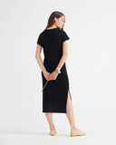 THINKING MU Trash Cherry dress black women