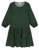 THINKING MU Green Chamaleon Lily dress Women