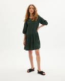 THINKING MU Green Chamaleon Lily dress Women
