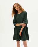 THINKING MU Green Chamaleon Lily dress Women