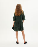 THINKING MU Green Chamaleon Lily dress Women