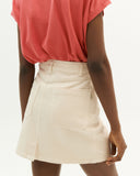 THINKING MU Ivory Marsha skirt women