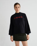 THINKING MU Amor Aslik Sweatshirt black Women