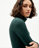 THINKING MU Ellen Jacquard Vichy trash longsleeve Women